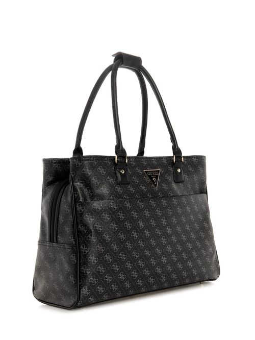 Guess Jesco Quattro G Shopper Tote Negrii | GUESS-SN30105