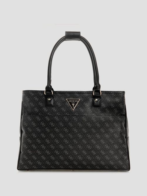 Guess Jesco Quattro G Shopper Tote Negrii | GUESS-SN30105