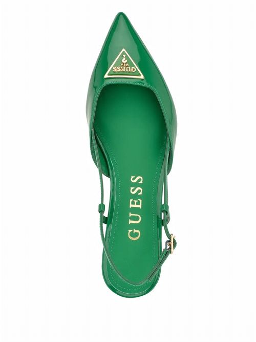 Guess Jesson Triangle Kitten Heels Verzi | GUESS-SN29779
