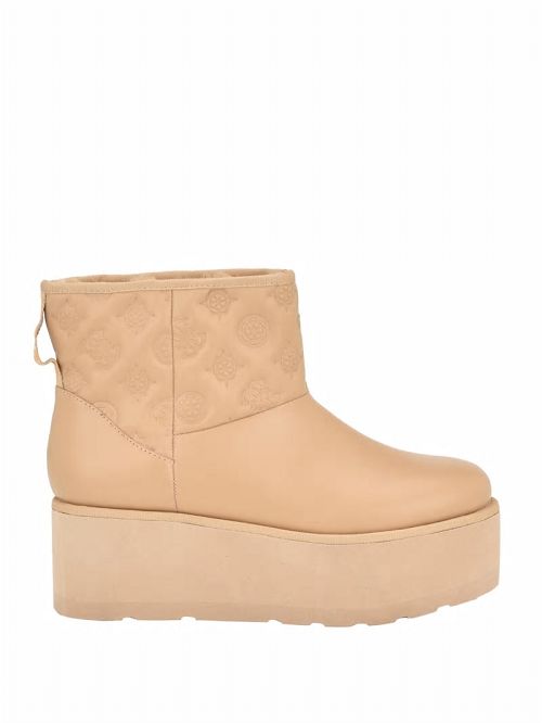 Guess Jilla Platform Bootie Bej | GUESS-SN29892