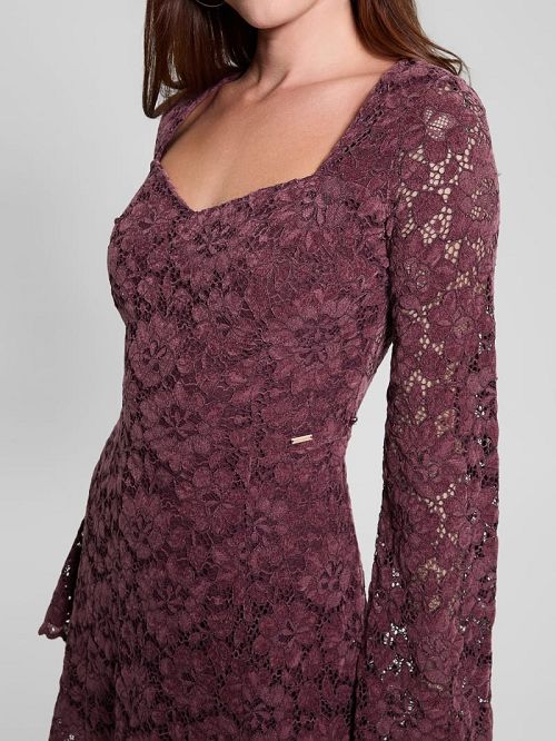 Guess Josephine Lace Dress Rosii | GUESS-SN26932