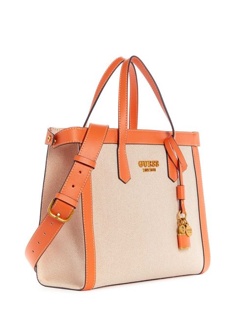 Guess Jovie Society Satchel Portocalii | GUESS-SN29208
