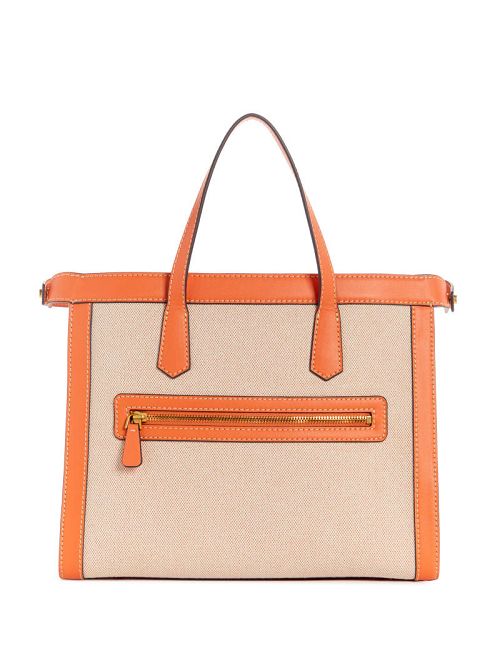 Guess Jovie Society Satchel Portocalii | GUESS-SN29208