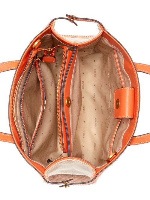 Guess Jovie Society Satchel Portocalii | GUESS-SN29208