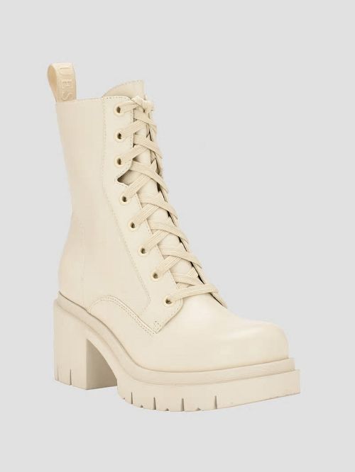 Guess Juel Lace-Up Booties Albi | GUESS-SN29946