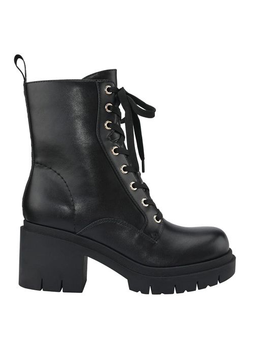 Guess Juel Lace-Up Booties Negrii | GUESS-SN29929