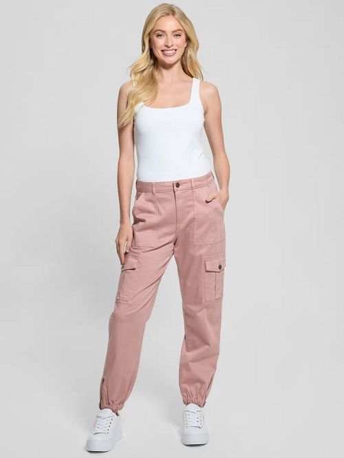 Guess Juno Cargo Joggers Roz | GUESS-SN28258