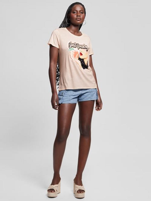 Guess Just Peachy Easy Tee Roz | GUESS-SN27108