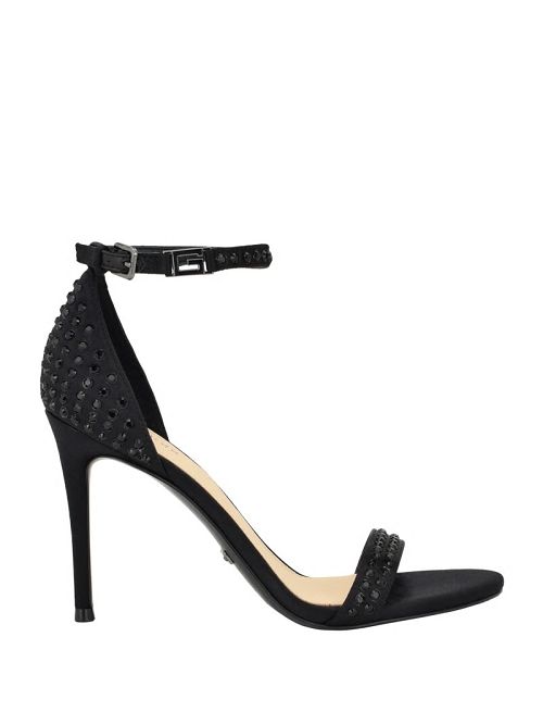 Guess Kabaile Rhinestone Heels Negrii | GUESS-SN29783