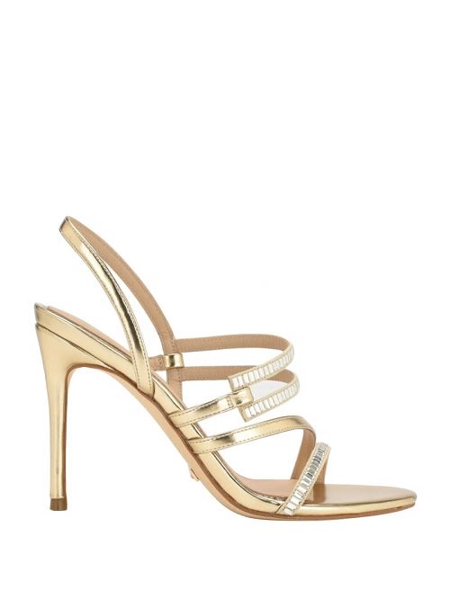 Guess Kaden Crystal Strappy Heel Aurii | GUESS-SN29767