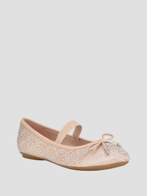Guess Kairo Single-Strap Ballet Flats Bej | GUESS-SN29884