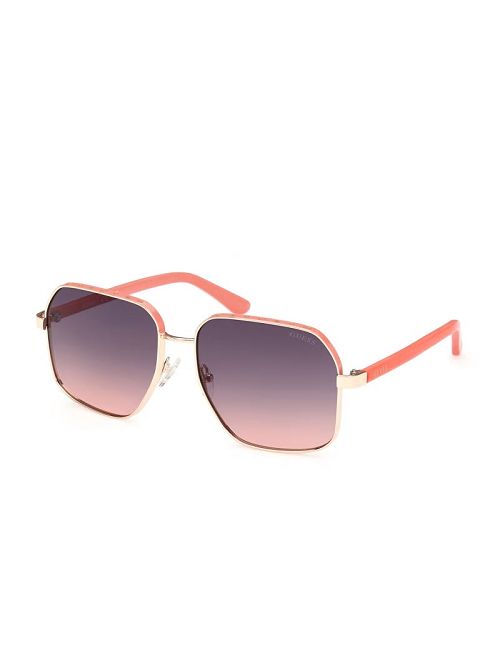 Guess Katelyn Metal Rim Signature Sunglasses Roz | GUESS-SN30068