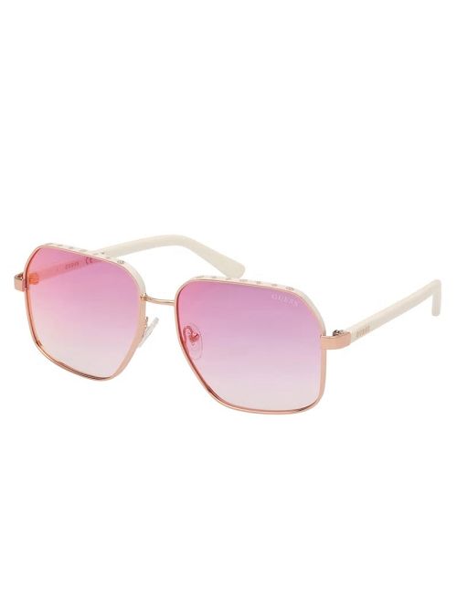 Guess Katelyn Metal Rim Signature Sunglasses Roz | GUESS-SN30077
