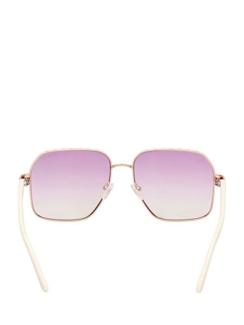 Guess Katelyn Metal Rim Signature Sunglasses Roz | GUESS-SN30077