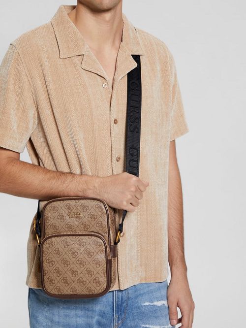 Guess Keith Quattro G Camera Bag Maro | GUESS-SN31736