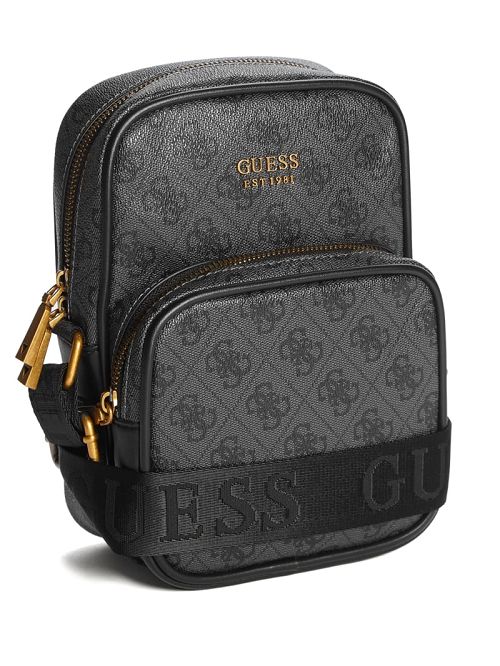 Guess Keith Quattro G Camera Bag Negrii | GUESS-SN31720