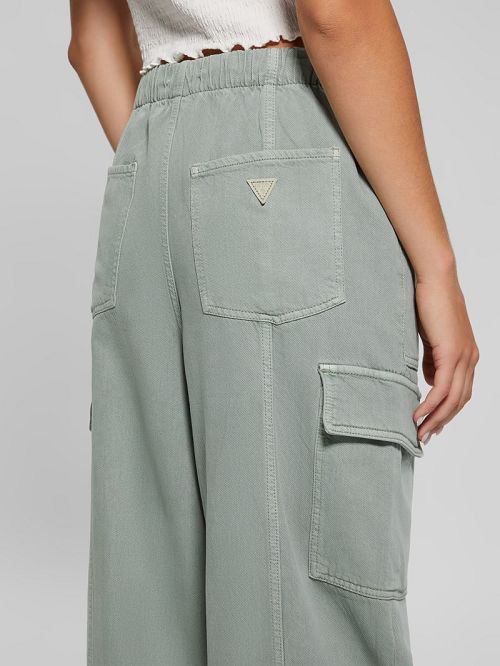 Guess Kenzie Cargo Pants Verzi | GUESS-SN28242