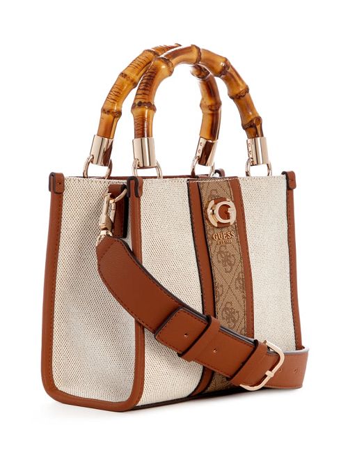 Guess Kerima Bamboo Mini Tote Bej | GUESS-SN29458