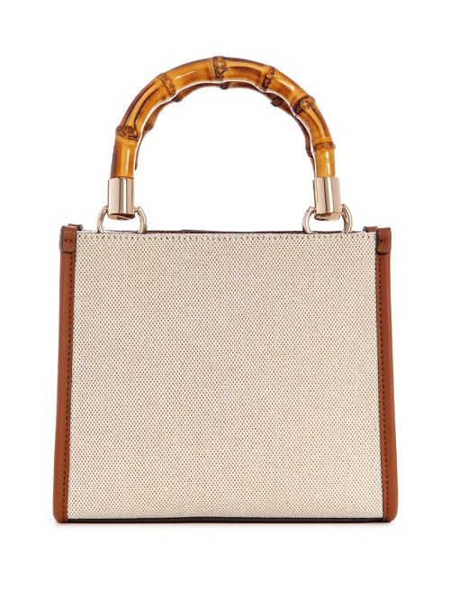Guess Kerima Bamboo Mini Tote Bej | GUESS-SN29458