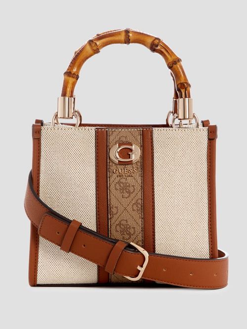 Guess Kerima Bamboo Mini Tote Bej | GUESS-SN29458