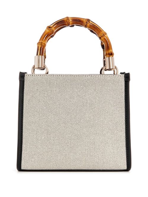 Guess Kerima Bamboo Mini Tote Negrii | GUESS-SN28731