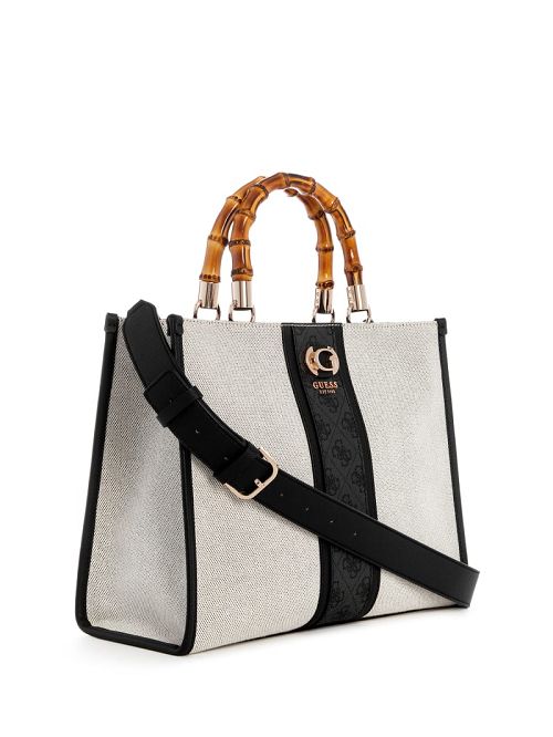 Guess Kerima Bamboo Tote Negrii | GUESS-SN28718