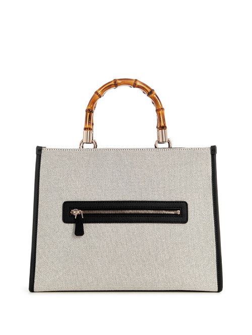 Guess Kerima Bamboo Tote Negrii | GUESS-SN28718