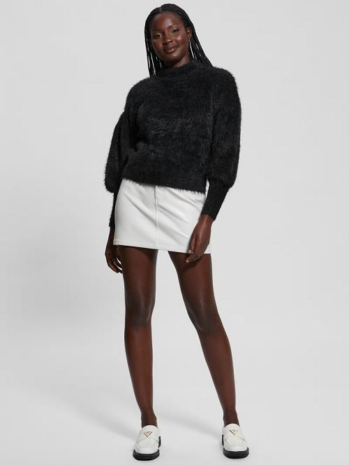 Guess Keyla Fuzzy Sweater Negrii | GUESS-SN27644