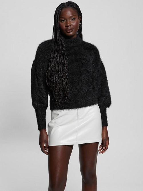 Guess Keyla Fuzzy Sweater Negrii | GUESS-SN27788