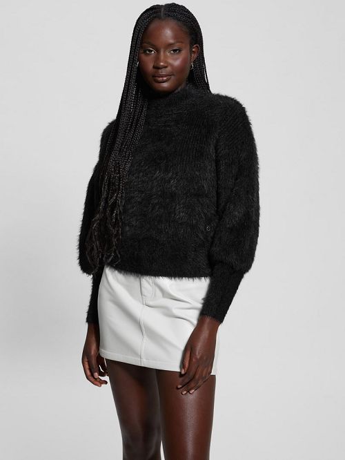 Guess Keyla Fuzzy Sweater Negrii | GUESS-SN27788