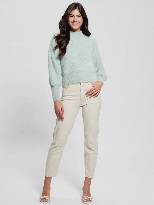 Guess Keyla Fuzzy Sweater Verzi | GUESS-SN27755