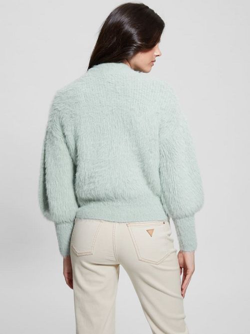 Guess Keyla Fuzzy Sweater Verzi | GUESS-SN27386