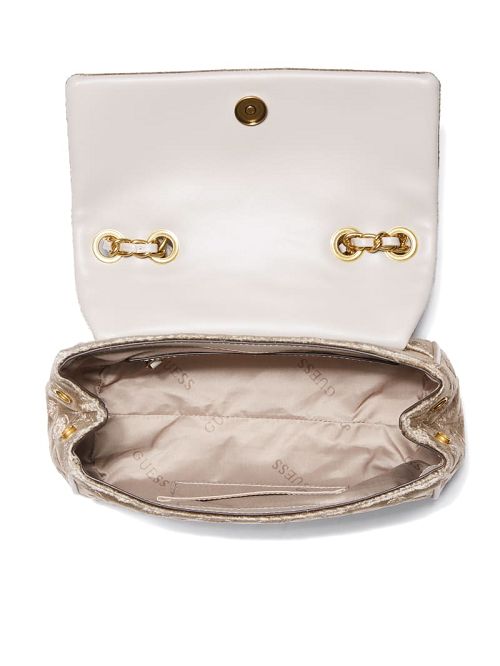 Guess Kimi Logo Convertible Crossbody Galbeni | GUESS-SN28744