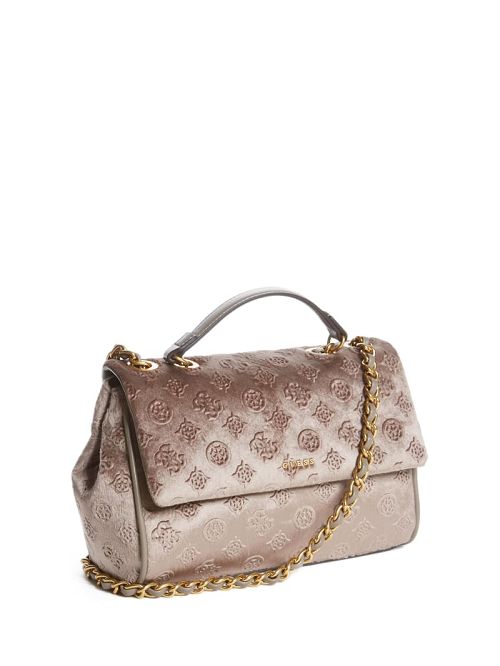 Guess Kimi Logo Convertible Crossbody Maro | GUESS-SN28794