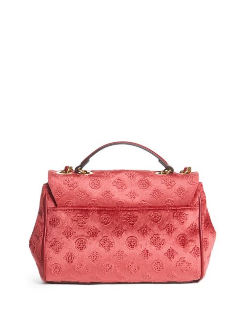 Guess Kimi Logo Convertible Crossbody Rosii | GUESS-SN29069