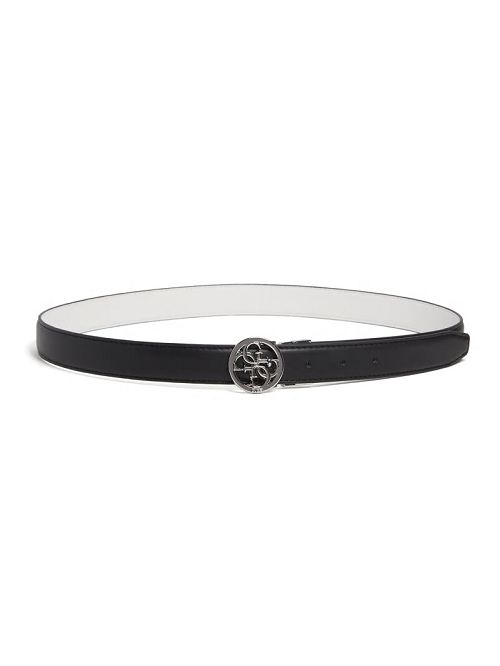 Guess Kristi Reversible Quattro G Skinny Belt Negrii | GUESS-SN30234
