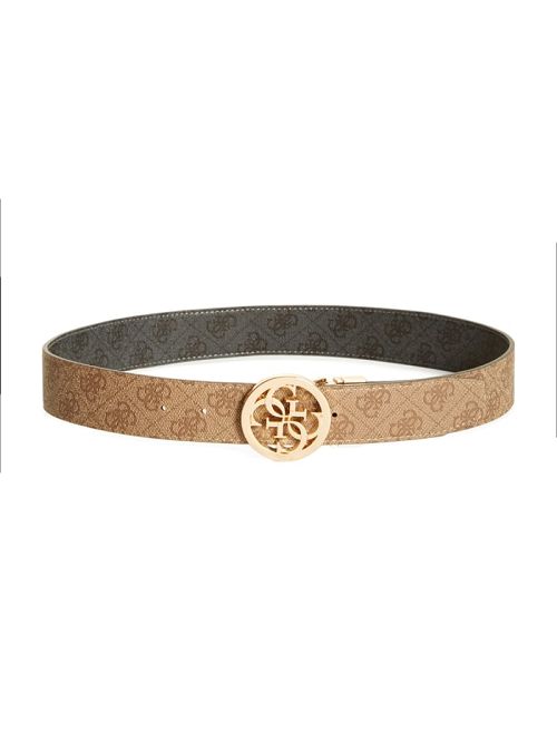Guess Lana Faux-Leather Signature Belt Maro | GUESS-SN30236