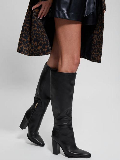 Guess Lannie Knee-High Boots Negrii | GUESS-SN29922