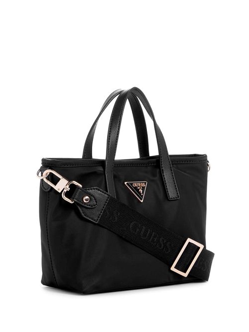 Guess Latona Nylon Mini Tote Negrii | GUESS-SN30143
