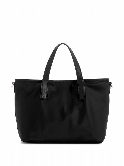 Guess Latona Nylon Mini Tote Negrii | GUESS-SN30143