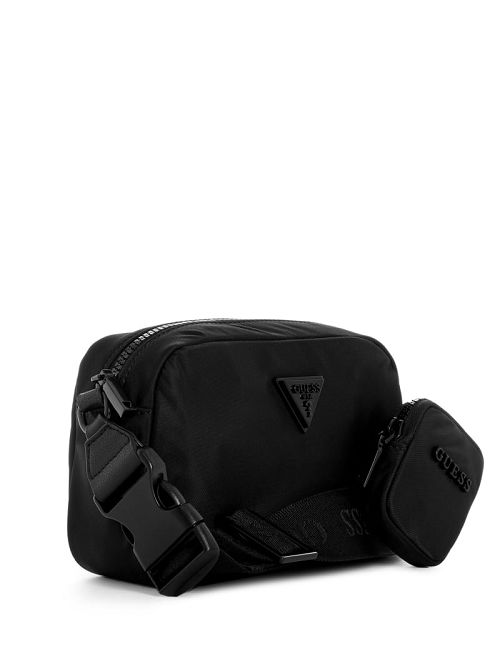 Guess Latona Nylon Sling Bag Negrii | GUESS-SN31767
