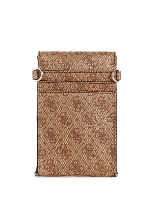 Guess Latona Quattro G Mini Phone Crossbody Maro | GUESS-SN29011