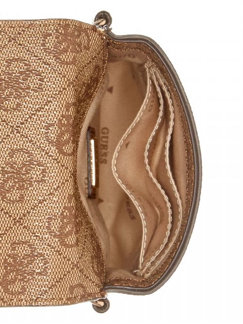 Guess Latona Quattro G Mini Phone Crossbody Maro | GUESS-SN29011