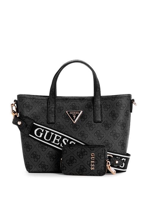 Guess Latona Quattro G Mini Tote Set Negrii | GUESS-SN29450