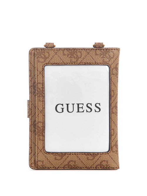 Guess Laurel Chain Passport Case Maro | GUESS-SN30132