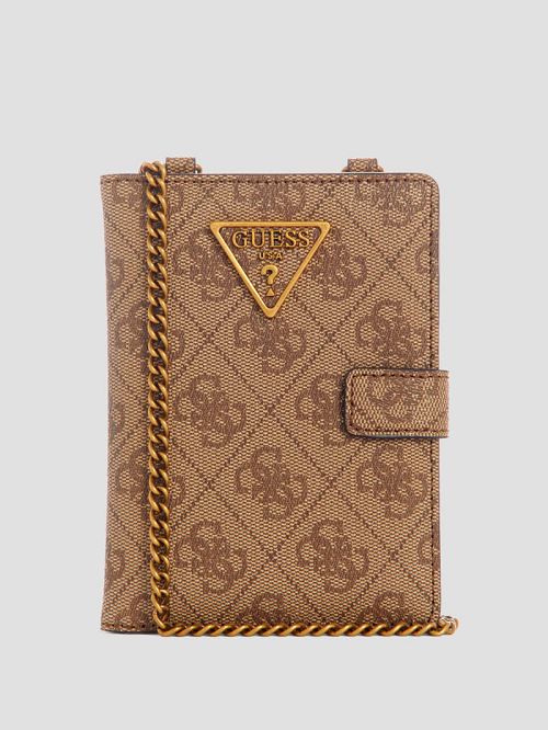 Guess Laurel Chain Passport Case Maro | GUESS-SN31784