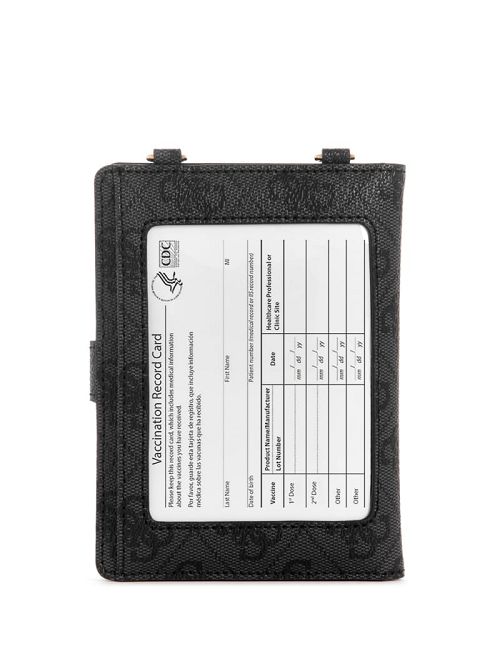 Guess Laurel Chain Passport Case Negrii | GUESS-SN30135