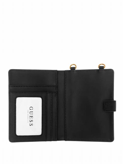 Guess Laurel Chain Passport Case Negrii | GUESS-SN30135