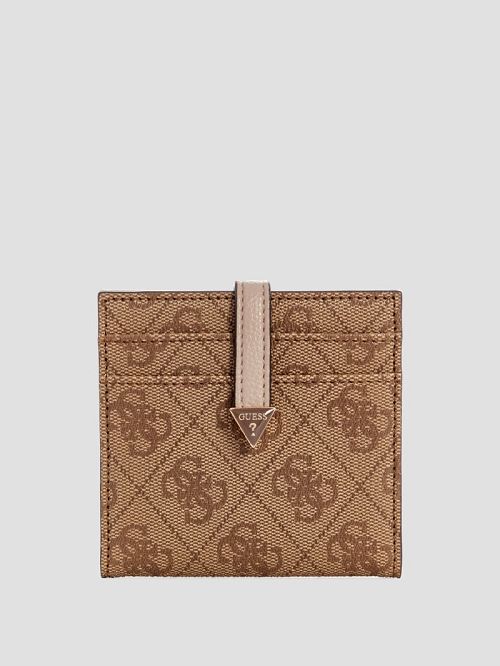 Guess Laurel Quattro G Card Case Maro | GUESS-SN29481
