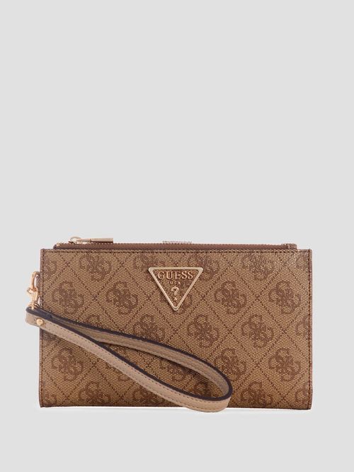 Guess Laurel Quattro G Double-Zip Organizer Maro | GUESS-SN29479